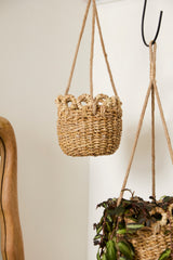 Verse Hanging Woven Natural Fibers Baskets By Accent Decor