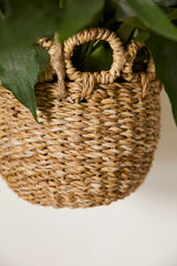 Verse Hanging Woven Natural Fibers Baskets By Accent Decor