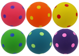 Multipet Polka Dot Ball Dog Toy - 4"