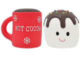 Multipet 3.5" Latex Hot Cocoa/Marshmallow Dog Toy, 2-Pack