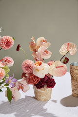 Birch with Zinc Wood Decorative Vessels By Accent Decor