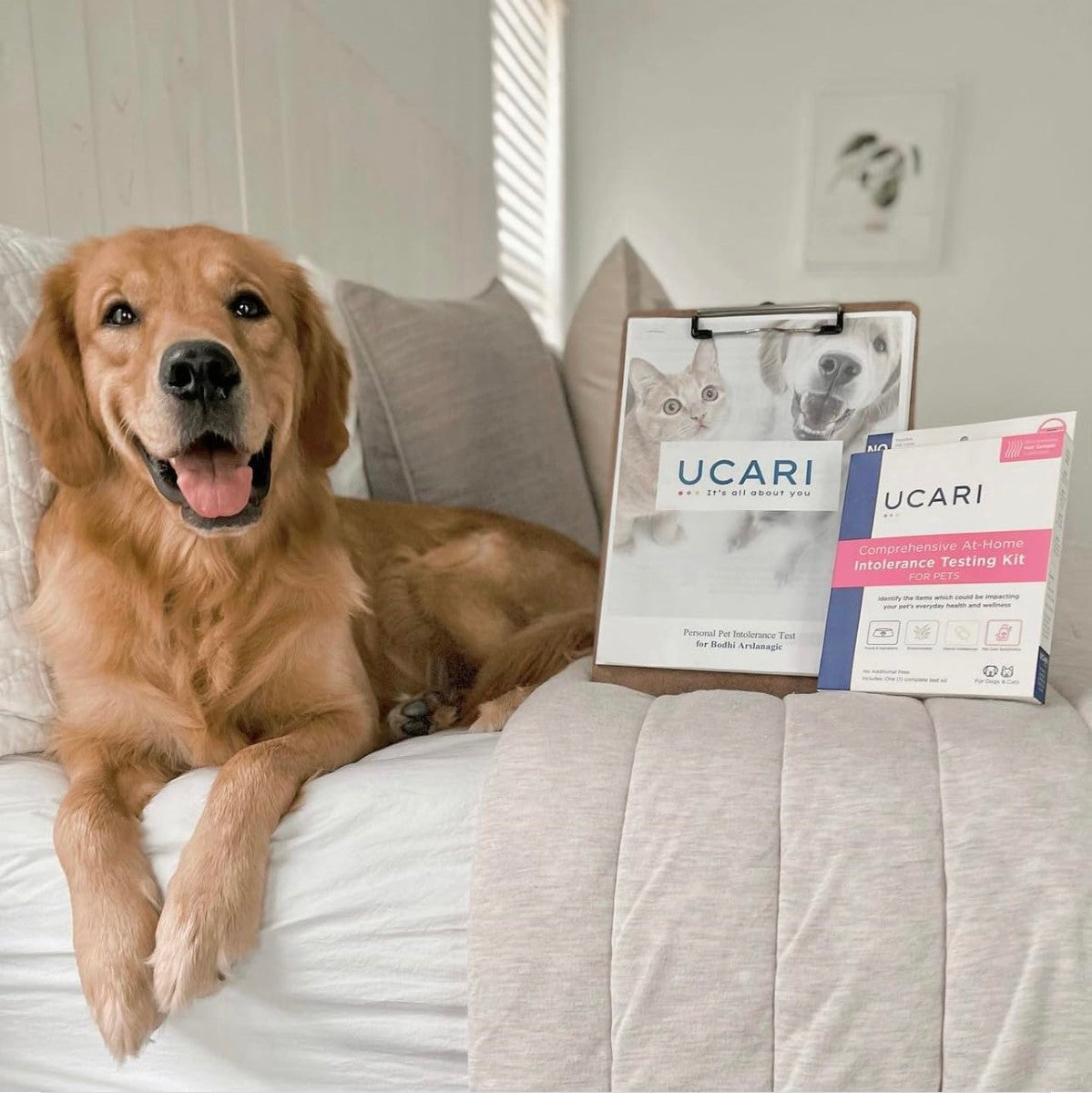 UCARI Pet Sensitivity and Intolerance Test Kit - Screens for 1,500+ Intolerances