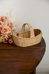 Giftable Natural Fibers Basket By Accent Decor