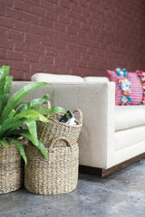 Hacienda Natural Fibers Baskets (Set of 3) By Accent Decor