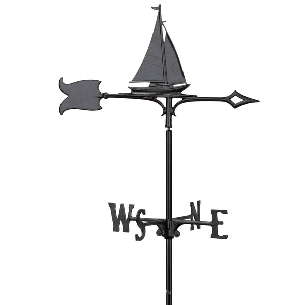 Whitehall Products Whitehall 30" Sailboat Garden Weathervane