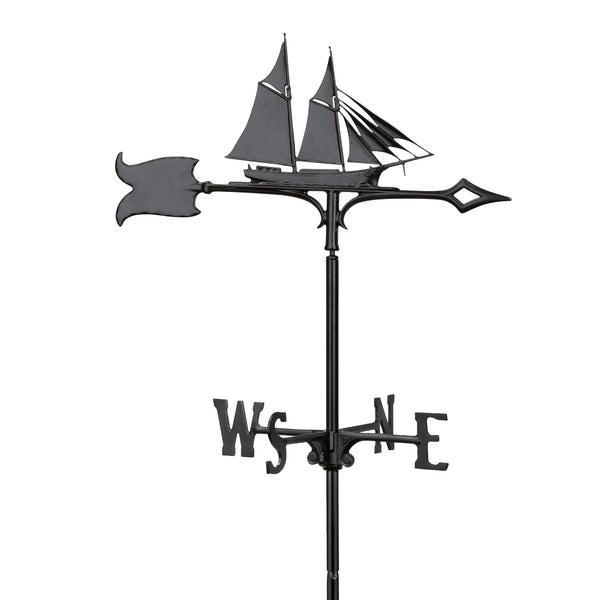 Whitehall Products Whitehall 30" Schooner Garden Weathervane