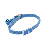 Li'l Pals Elasticized Safety Kitten Collar with Jeweled Bow - Light Blue
