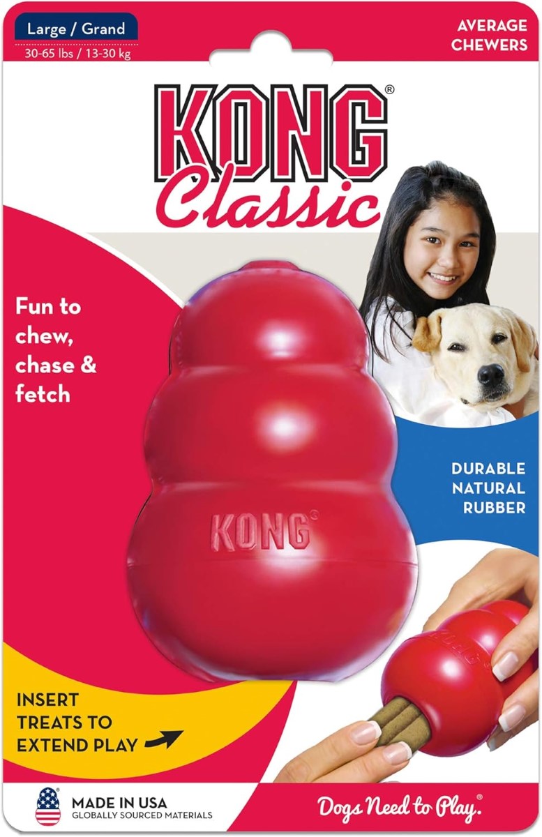 KONG Classic Dog Toy (Multiple Sizes Available)