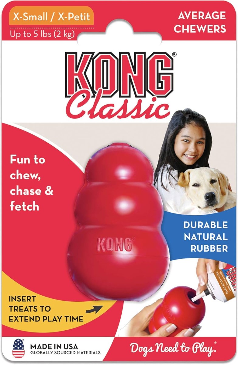 KONG Classic Dog Toy (Multiple Sizes Available)