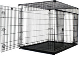 Lucky Dog™ Dwell Series™ Double-Door Crate with Glide Sliding Doors (6 sizes available)