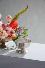 Lita and Footed Metal Compotes By Accent Decor
