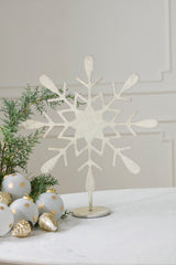 Moonlit Snowflake Display Stands By Accent Decor