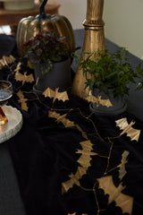 Winged Bat Metal Garland By Accent Decor