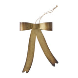 Brassy Bow Ornaments By Accent Decor