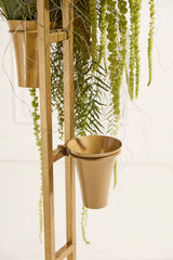 Square Frame Attachment Matte Metal Vase By Accent Decor