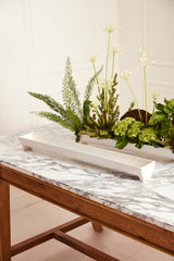 White Edison Matte Metal Trays By Accent Decor