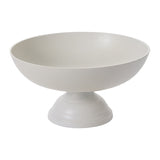 Oscar White Cast Aluminum Floral Centerpiece Bowls By Accent Decor