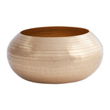 Bowie Textured Metal Bowl By Accent Decor