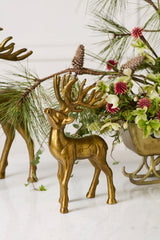Winter Deer Decorative Figurines By Accent Decor