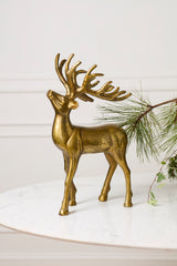 Winter Deer Decorative Figurines By Accent Decor