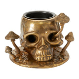 Cranium Metal Pot By Accent Decor