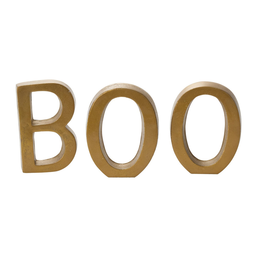 BOO Metal Mantel Decor By Accent Decor