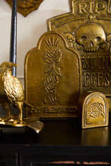 Duelo Metal Tombstone Decor By Accent Decor