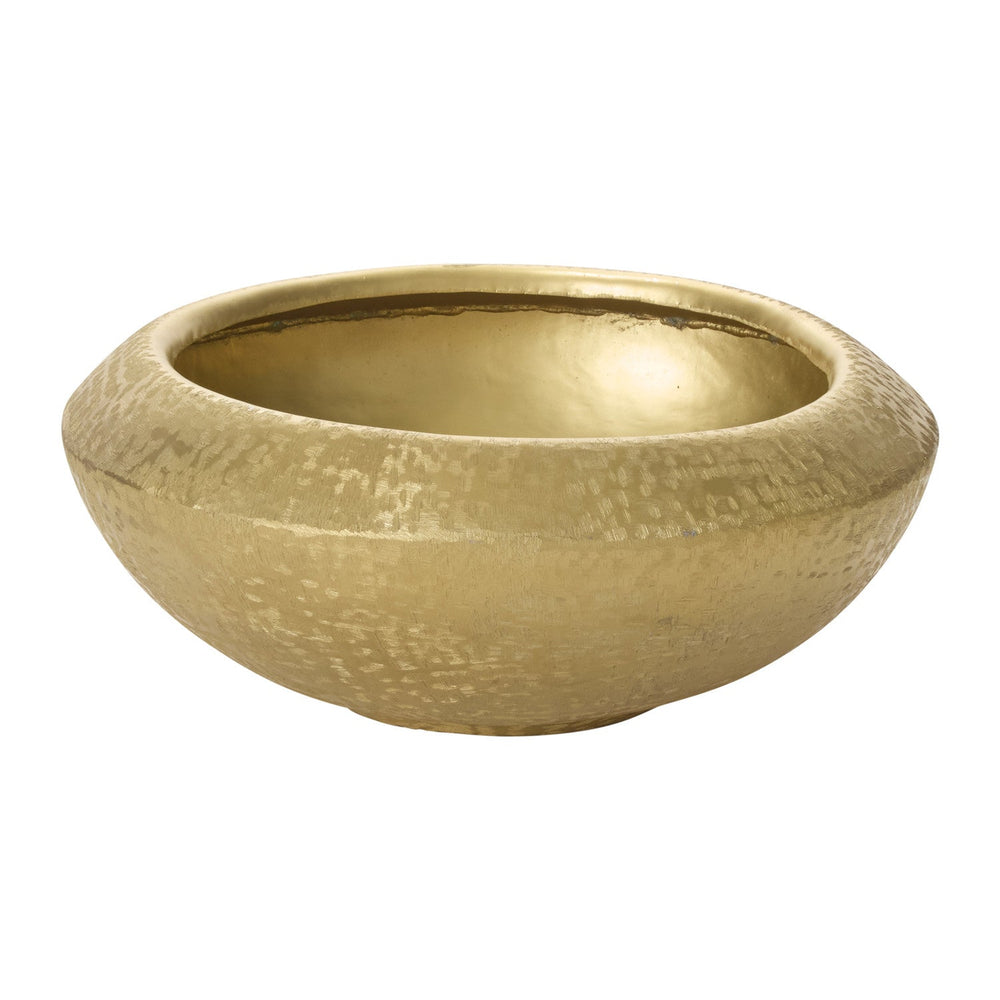 Blaze Textured Carved Bowl By Accent Decor