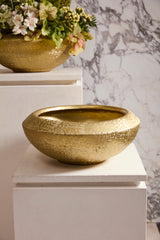 Blaze Textured Carved Bowl By Accent Decor
