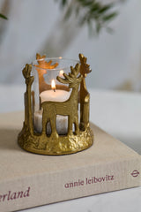 Deer Dance Votive Candleholders By Accent Decor