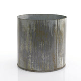 Norah Metal Decorative Vessels By Accent Decor - Pot 6.75" x 6.75"