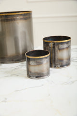 Norman Metal Decorative Vessels By Accent Decor