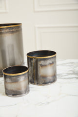 Norman Metal Decorative Vessels By Accent Decor