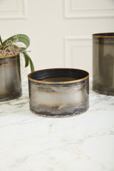 Norman Metal Decorative Vessels By Accent Decor