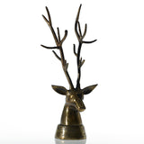 Deerhead Metal Decorative Accent By Accent Decor - 10.5" x 7.5" x 24.5"