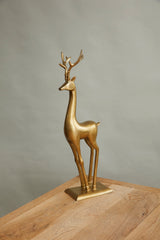 Vixen Reindeer Metal Decorative Figurines By Accent Decor