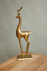 Vixen Reindeer Metal Decorative Figurines By Accent Decor