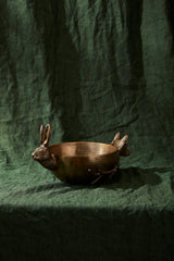 E+E Handle Matte Metal Bowl By Accent Decor