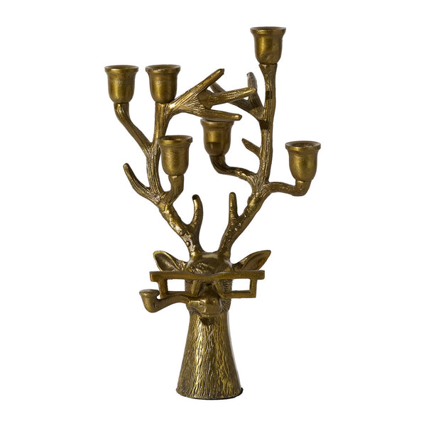 Accent Decor Frankie Speckled Metal Candelabra By Accent Decor