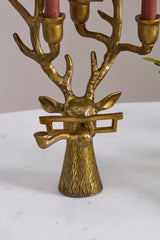 Frankie Speckled Metal Candelabra By Accent Decor