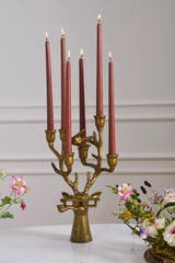 Frankie Speckled Metal Candelabra By Accent Decor