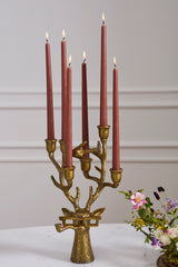 Frankie Speckled Metal Candelabra By Accent Decor
