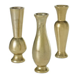 Henna Metal Bud Vases (Set of 3) By Accent Decor