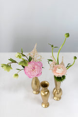 Henna Metal Bud Vases (Set of 3) By Accent Decor