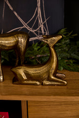 Prancer Reindeer Metal Figurines By Accent Decor