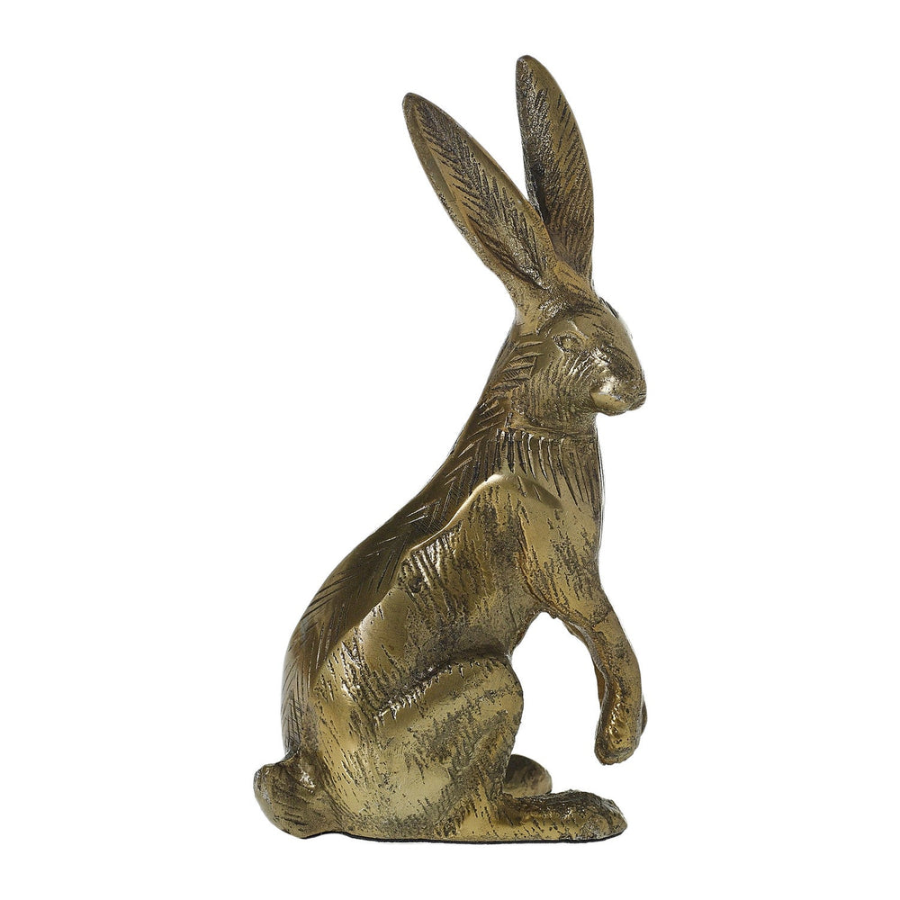 Bea Bunny Metal Decorative Figurine By Accent Decor