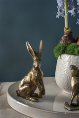 Bea Bunny Metal Decorative Figurine By Accent Decor
