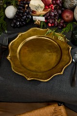 Serendipity Metal Decorative Charger By Accent Decor
