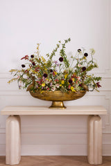 E+E Emerson Footed Metal Boat-Shaped Vessel By Accent Decor