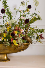 E+E Emerson Footed Metal Boat-Shaped Vessel By Accent Decor